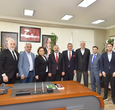 TTSO heyetinden Arsin Belediye Başkanı Bilgin'e ziyaret